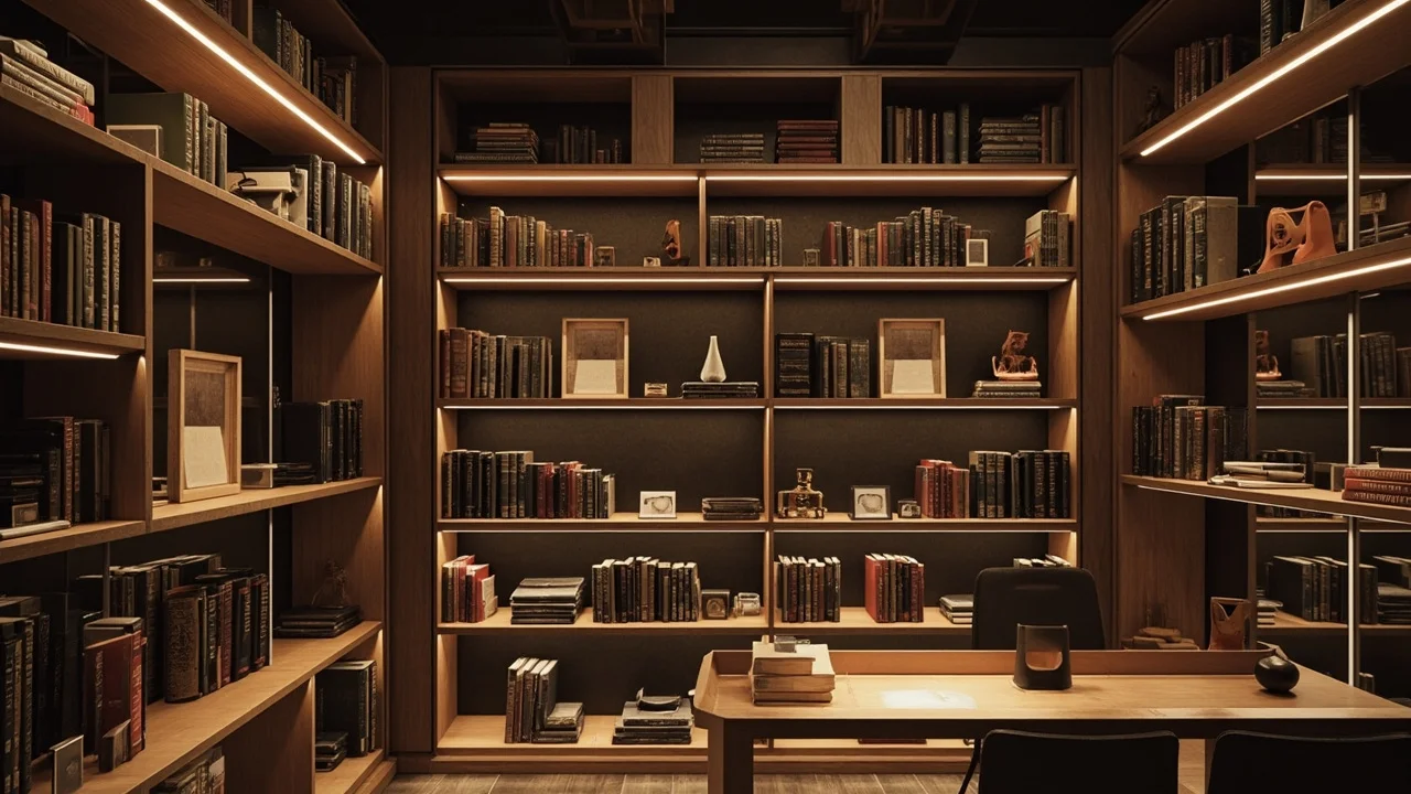 Bookshelf & Display Shelf industry infographic